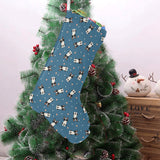 Cute boston terrier dog spattern Christmas Stocking