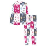 Teddy Bear Pattern Print Design 03 Women's All Over Print Pajama Set