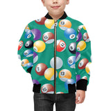 Billiard Ball Pattern Print Design 01 Kids' Boys' Girls' Bomber Jacket