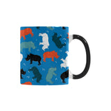 Colorful rhino pattern Morphing Mug Heat Changing Mug