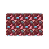Pretzels Pattern Print Design 05 Doormat