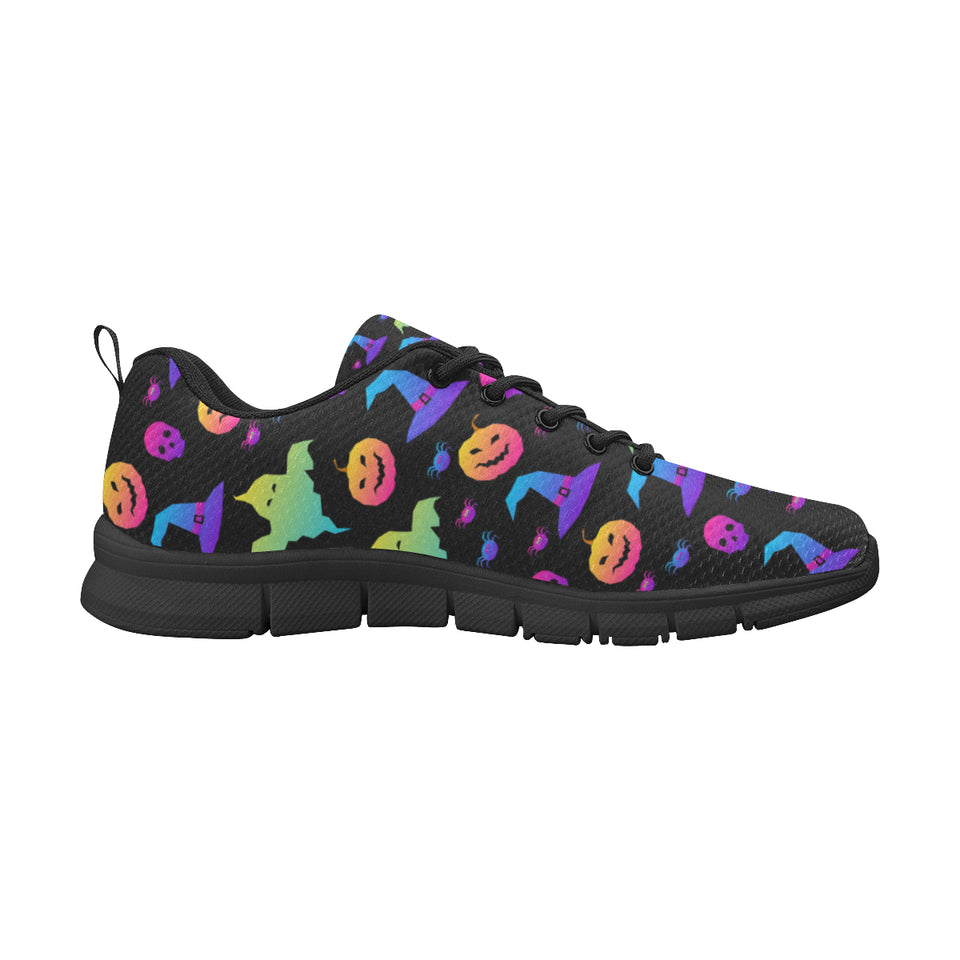 Colorful halloween background Women's Sneaker Shoes