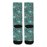 Elephants jungle pattern Crew Socks