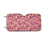 Popcorn Pattern Print Design 02 Car Sun Shade