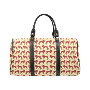 Greyhound Pattern Print Design 04 Travel Bag