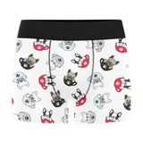 French bulldog cup paw pattern Men's All Over Print Boxer Briefs Men's Underwear