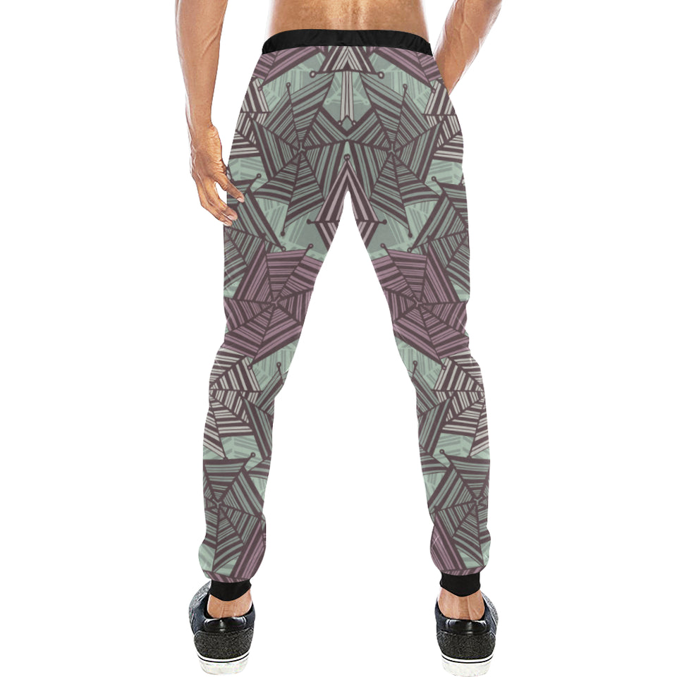 Spider web cobweb design color pattern Unisex Casual Sweatpants