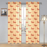 Sausage Pattern Print Design 03 Gauze Curtain