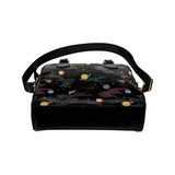 space pattern Shoulder Handbag