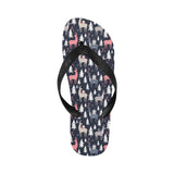Deers Winter Christmas pattern Unisex Flip Flops