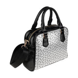 arabic gray pattern Shoulder Handbag