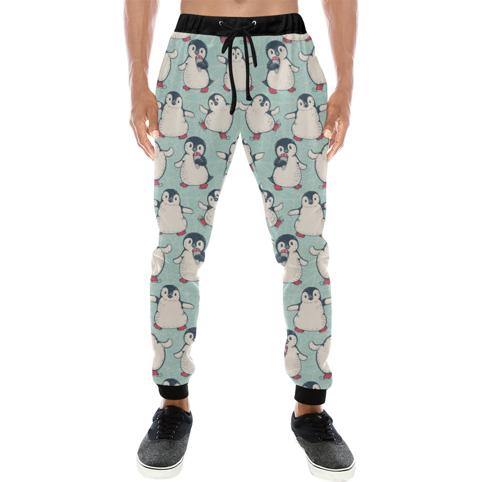 Cute Penguin pattern Unisex Casual Sweatpants