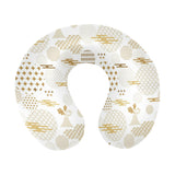 Beautiful gold japanese pattern U-Shaped Travel Neck Pillow