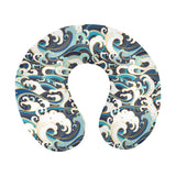 Japanese wave pattern U-Shaped Travel Neck Pillow