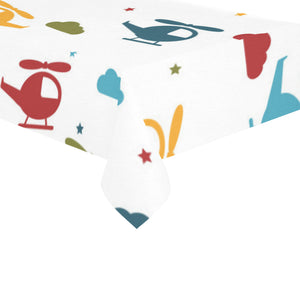 Colorful helicopter pattern Tablecloth