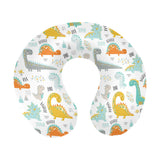 Cute funny kids dinosaurs pattern U-Shaped Travel Neck Pillow
