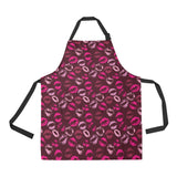 Lips Pattern Print Design 03 All Over Print Adjustable Apron