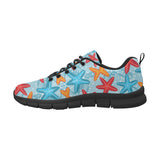 Blue red orange starfish pattern Men's Sneaker Shoes
