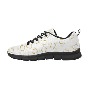 Bread Toast Pattern Print Design 01 Women's Sneaker Shoes