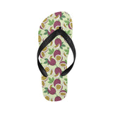 Paassion fruit pattern Unisex Flip Flops
