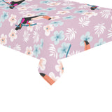 Beautiful toucan flower leaves Tablecloth