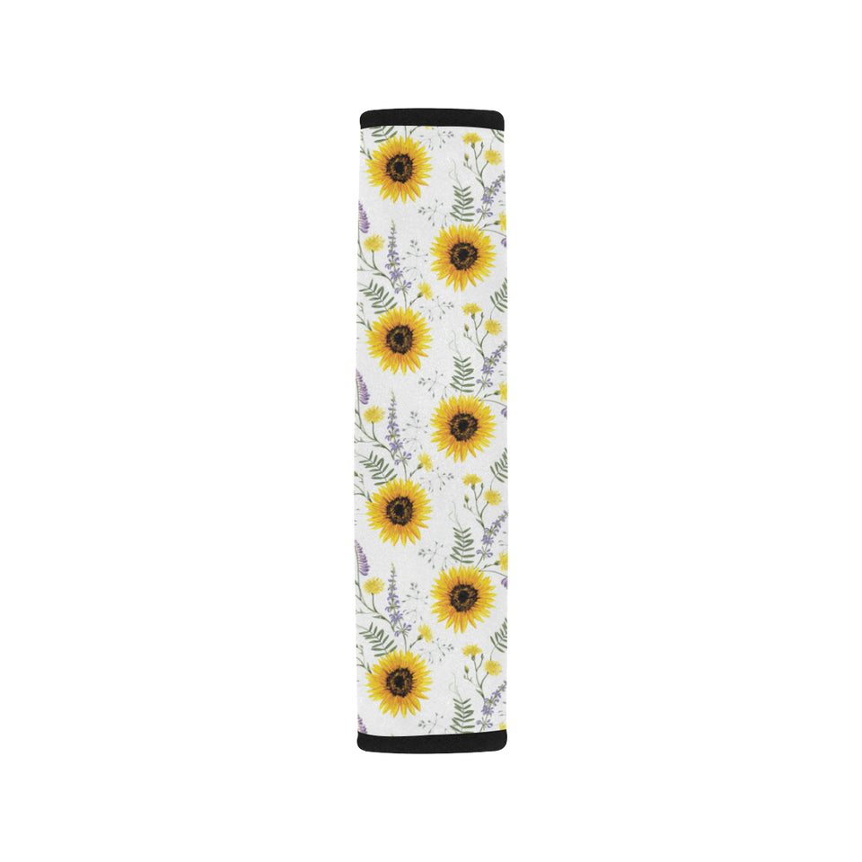 beautiful sunflowers pattern Car Seat Belt Cover
