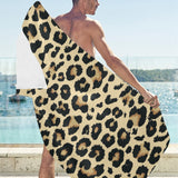 Leopard print design pattern Beach Towel