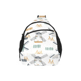 windmill pattern All Over Print Chest Bag