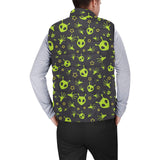Alien Pattern Print Design 02 Men's Padded Vest