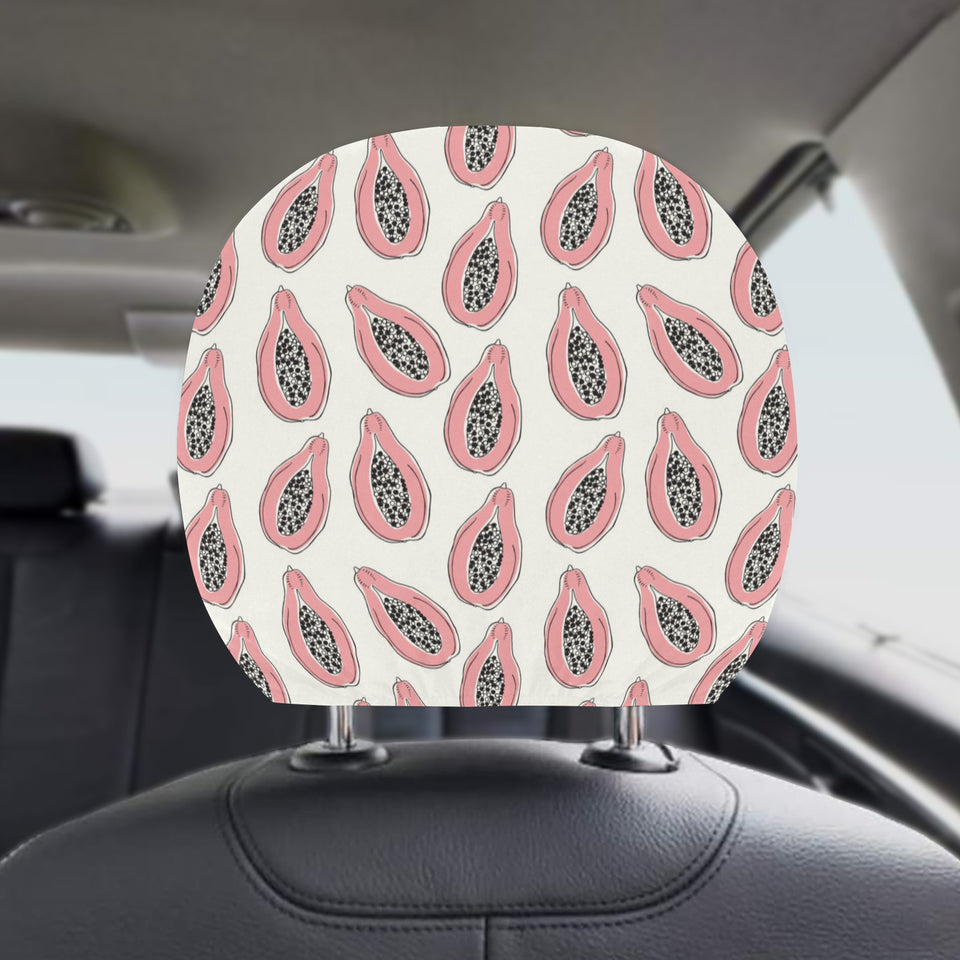papaya pattern Car Headrest Cover