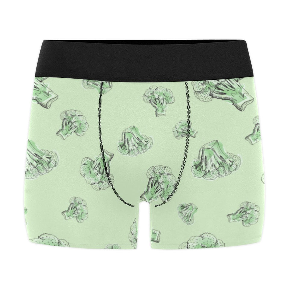 broccoli sketch pattern Men's All Over Print Boxer Briefs Men's Underwear