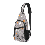 Halloween design pattern All Over Print Chest Bag