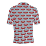Sausage Pattern Print Design 02 Men's All Over Print Polo Shirt