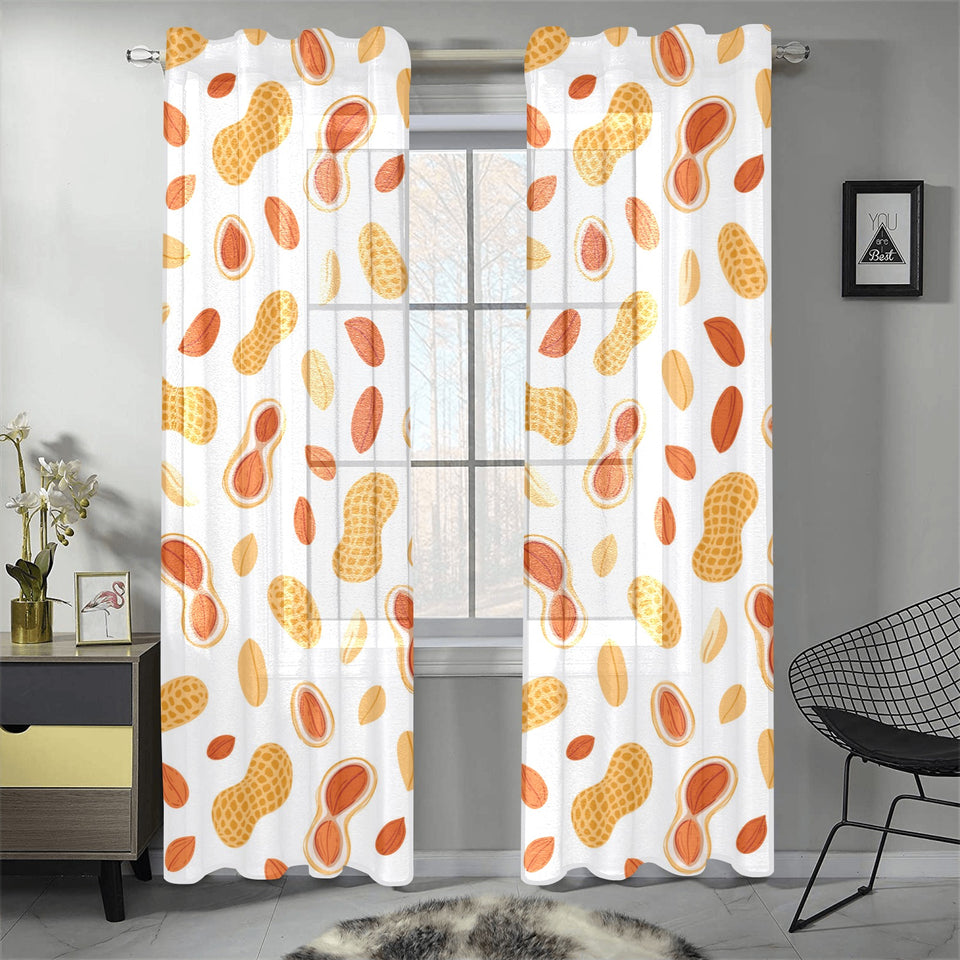 peanuts pattern Gauze Curtain
