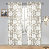 Scallop shell pattern Gauze Curtain