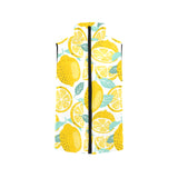 lemon design pattern Women's Padded Vest