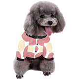 Circle indian pattern All Over Print Pet Dog Round Neck Fuzzy Shirt