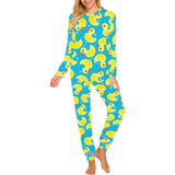 Duck Pattern Print Design 04 Women's All Over Print Pajama Set
