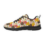 Colorful Maneki neko cat pattern Men's Sneaker Shoes