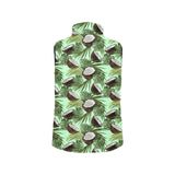 Coconut Pattern Print Design 02 Men's Padded Vest