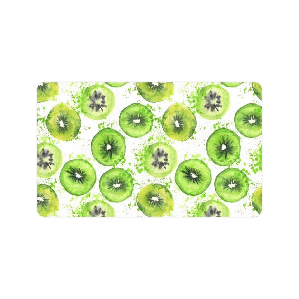 Watercolor kiwi pattern Doormat