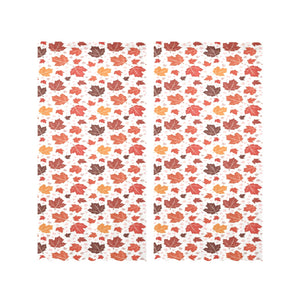 Colorful Maple Leaf pattern Gauze Curtain