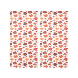 Colorful Maple Leaf pattern Gauze Curtain