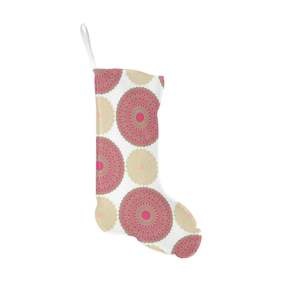 Circle indian pattern Christmas Stocking