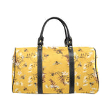 Bee flower pattern Travel Bag