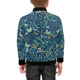 butterfly leaves pattern Kids' Boys' Girls' Bomber Jacket
