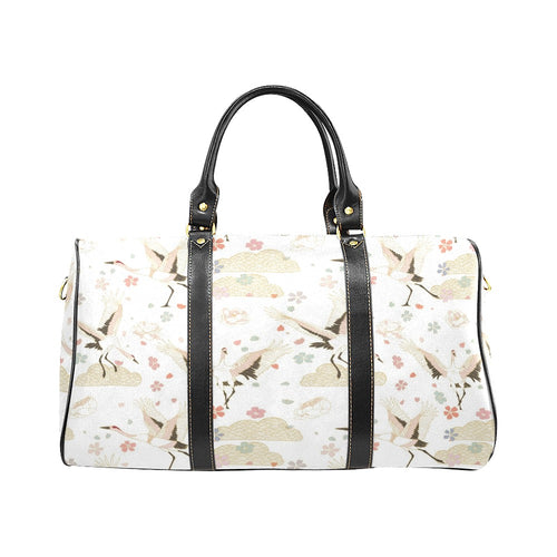 Beautiful Japanese cranes pattern Travel Bag