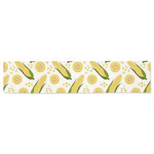 Corn Pattern Print Design 05 Table Runner