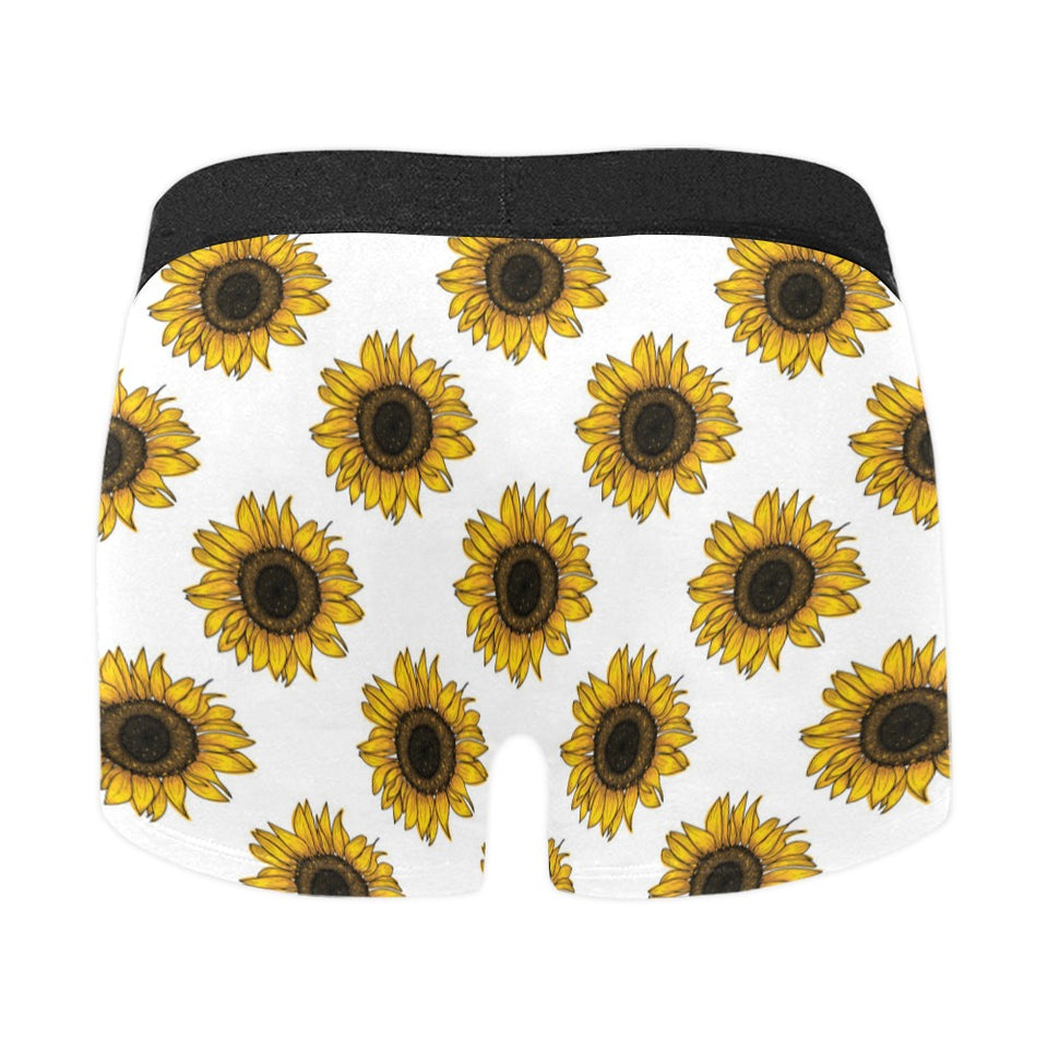 sunflowers design pattern Men's All Over Print Boxer Briefs Men's Underwear