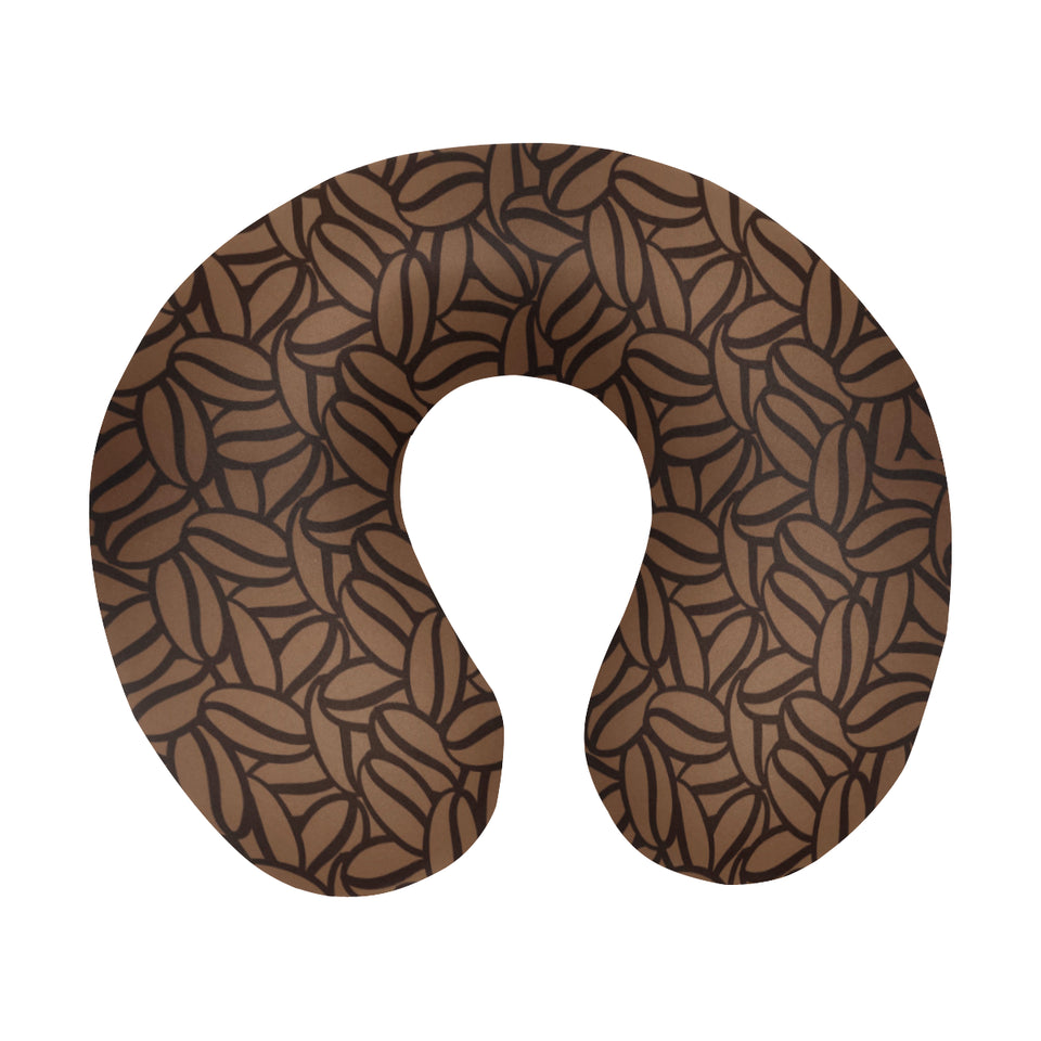 coffee bean pattern U-Shaped Travel Neck Pillow